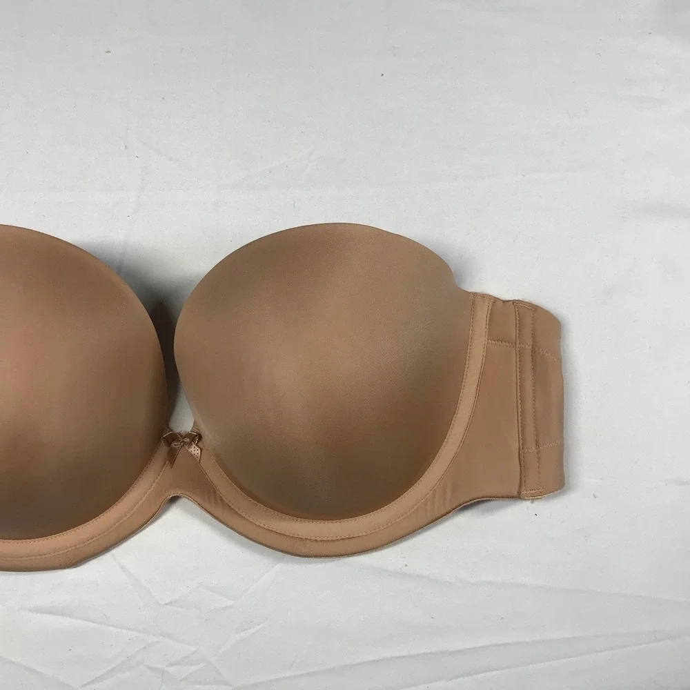 Cleo by Panache Koko Strapless Bra 32G Caramel Nude Molded Underwire 9170
